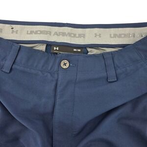 Under Armour Golf Pants Men Navy Blue Straight Fit Performance Size 36x31